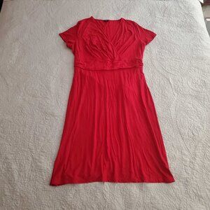 Red Dress with a Bow at Back Waist (Photos Are Color Inaccurate)